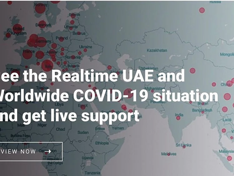 A screenshot of the new website launched 