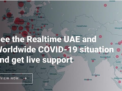 A screenshot of the new website launched 