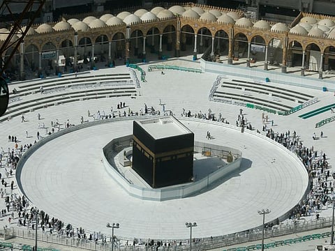 A view of Mekkah from above during recent closures due to coronavirus 