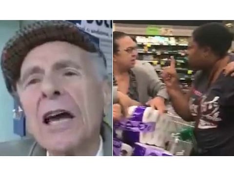 Videos of people reacting to coronavirus circulating online
