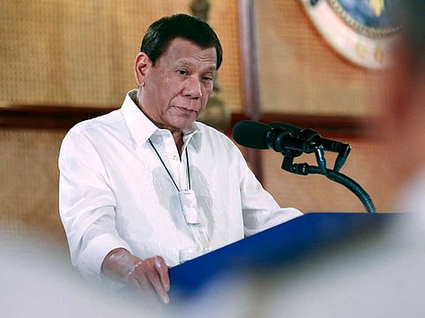 Philippine President Rodrigo Duterte.