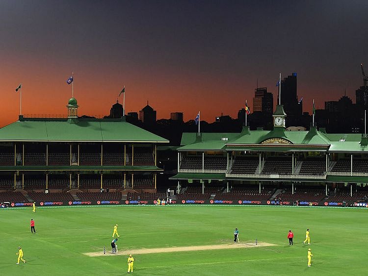 New Zealand against Australia in the first ODI was behind closed doors on Friday