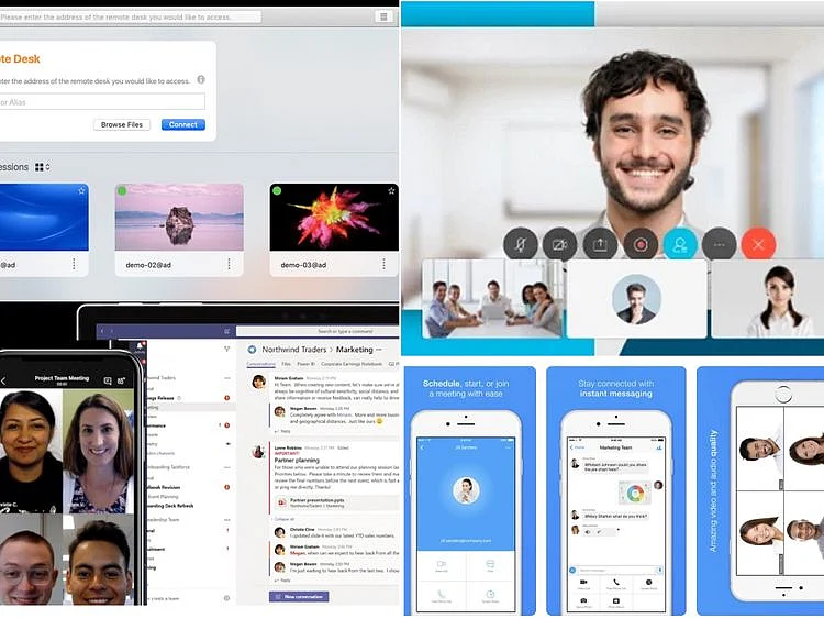 remote cloud meeting