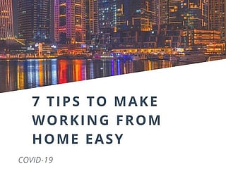 7 tips to make working from home easy