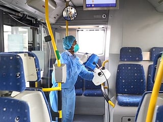 Coronavirus: How Dubai Metro and other public transport is sanitised