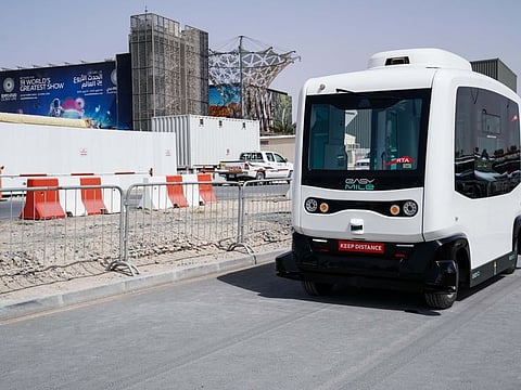 RTA starts trial run of autonomous vehicle at Expo 2020 site.