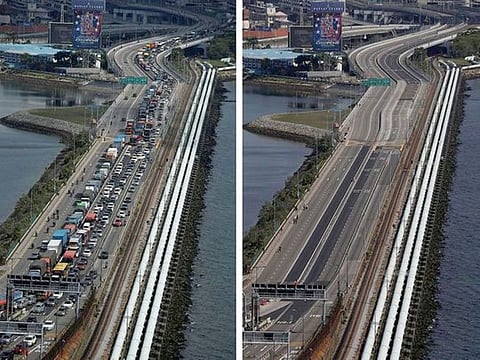 Before and after the coronavirus: Scenes from normally busy places