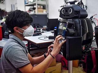 Thai hospitals deploy 'ninja robots' to aid coronavirus battle  