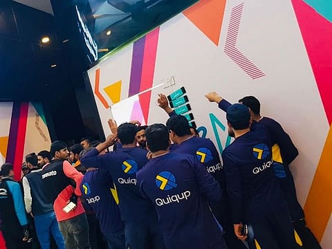 All lined up to take on orders and deliver. More jobs are being created in this category as UAE consumers shift online.