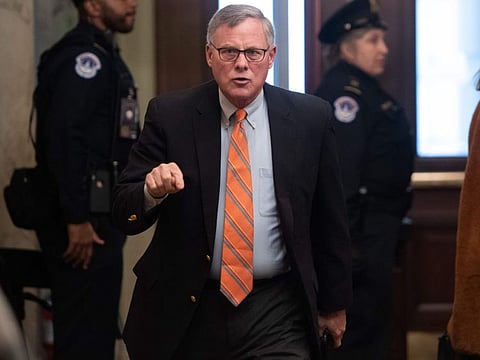 US Senator Richard Burr arrives for the Senate impeachment trial of US President Donald Trump at the US Capitol in Washington, DC on on January 21, 2020. Senate Intelligence Committee Chairman Richard Burr sold a significant share of his stocks last month, according to public disclosures on March 19, 2020. Burr reportedly was receiving daily briefings on the threat of the virus.
