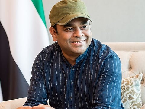 Acclaimed Indian musician AR Rahman during shring details of Expo 2020’s Firdaus Women’s Orchestra and the ‘Firdaus Music Studio by AR Rahman’ during an interview with Tabloid, Gulf News on 27 February 2020. Photo: Virendra Saklani/Gulf News