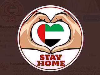 Coronavirus in the UAE: Sheikh Hamdan urges residents to 'Stay at home' with new Instagram display picture