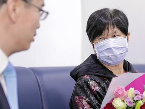 The UAE's first recovery of a coronavirus case