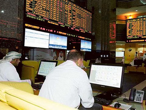 A view of Abu Dhabi Securities Exchange (ADX). ADX index surged 1.4 per cent as DFM jumped 1.1 per cent 