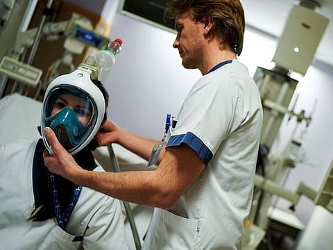 Coronavirus: Hospitals turn to snorkel masks to ease respirator overload