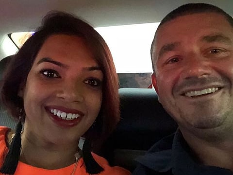 Suman Manning with her husband Shane 