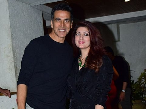 Actor Akshay Kumar and Twinkle Khanna 