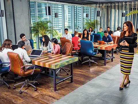 Co-working space at Trade License Zone