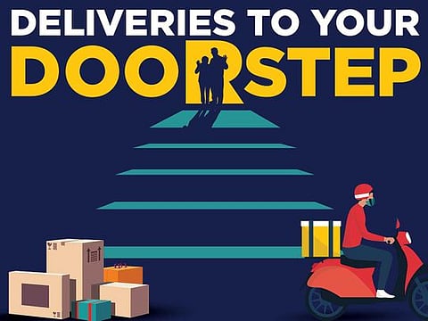 most delivery services have added contactless delivery as an option you can choose while ordering