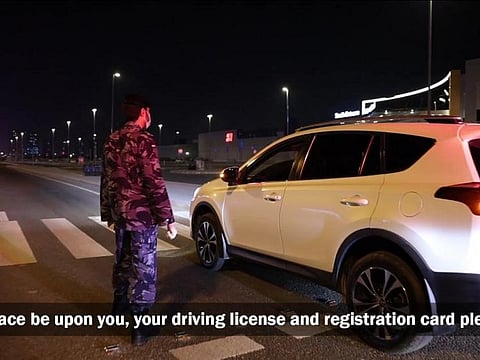 Routine stop check in RAK turns into show of appreciation to medics