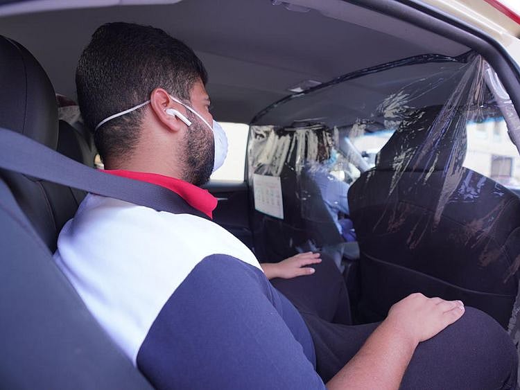 COVID 19 measures dubai taxi