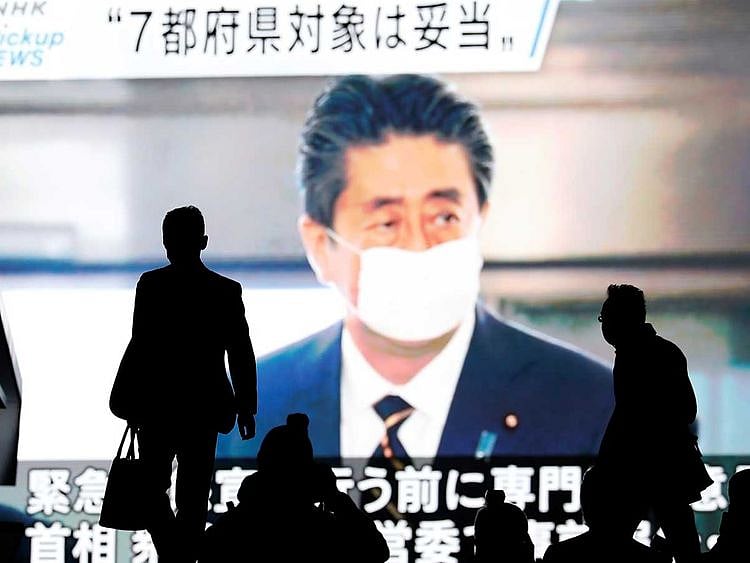 Japan Abe emergency coronavirus