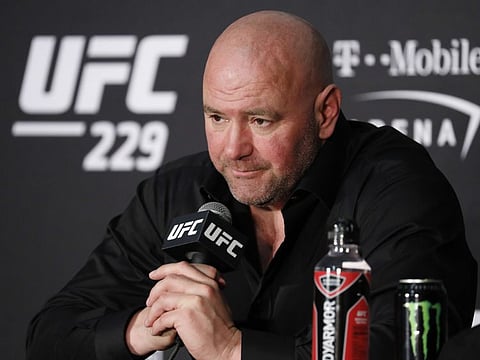  Dana White, president of the UFC