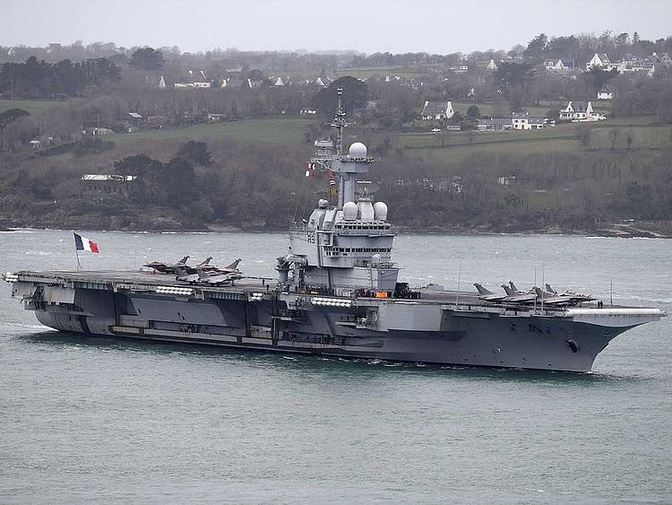 French aircraft carrier Charles de Gaulle 