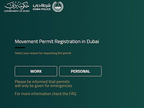A screenshot of the permit website that can handle 1,200 requests per minute