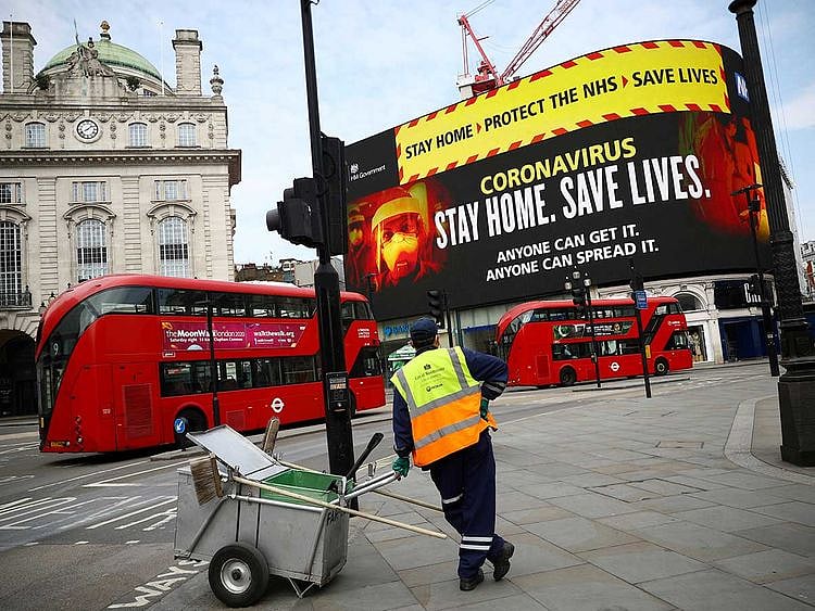 UK public health campaign coronavirus