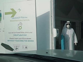 Dubai Health Authority opens drive-through COVID-19 testing centre at Al Nasr Club