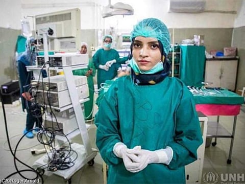 Dr Saleem Rehman, an Afghan refugee, services as a frontline warrior at a private hospital in Rawalpindi.