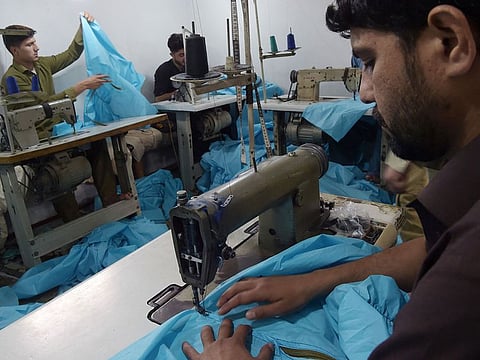 Pakistan is allowing businesses in essential services and those with confirmed export orders to get back to work. 