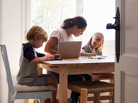 Balancing work with homeschooling