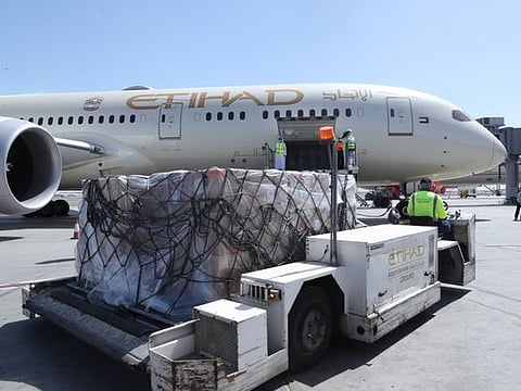 A United Arab Emirates aid plane carrying approximately 13 tonnes of medical supplies was dispatched to Kazakhstan to assist the country in combating the COVID-19 pandemic, benefitting over 10,000 healthcare professionals.This initiative is part of the UAE's commitment to cooperating with countries working to combat the COVID-19 outbreak in order to bolster global efforts to curb the virus’ spread.