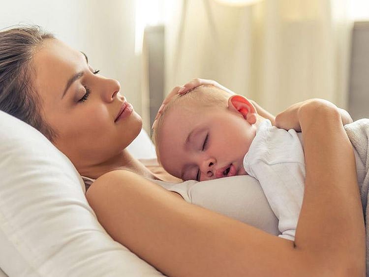 BC mother cuddle baby