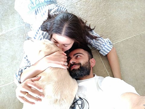 Kohli tweeted this adorable picture of himself with his wife Anushka Sharma and captioned it: "Knowledge of what truly matters in life is a blessing."