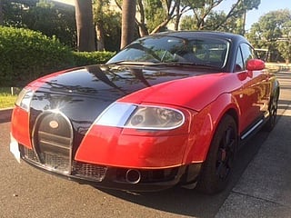 BugAudi! Bugatti Veyron replica based on a Audi TT is the weirdest thing you'll see all day...