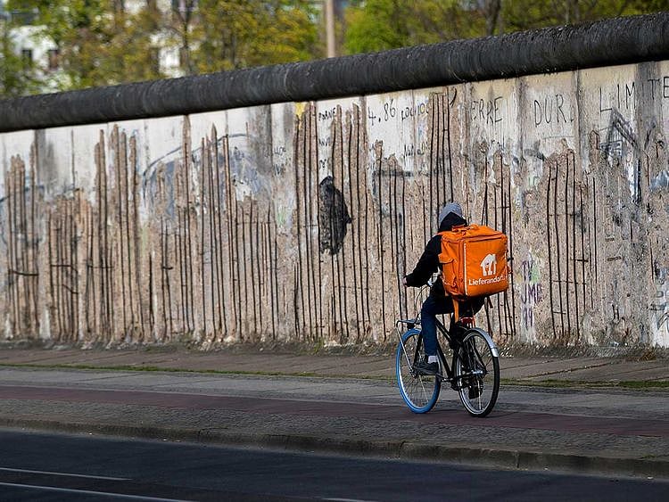 Germany coronavirus cyclist