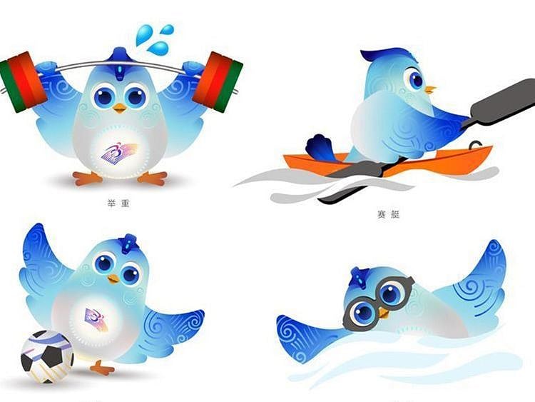 FeiFei is the mascot for the 4th Asian Para Games in Hangzhou 