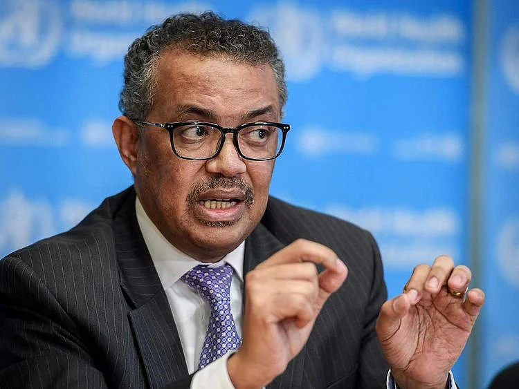 World Health Organization (WHO) Director-General Tedros Adhanom Ghebreyesus