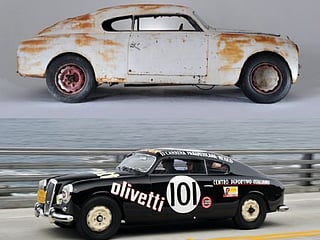 See how this famous competition Lancia was restored