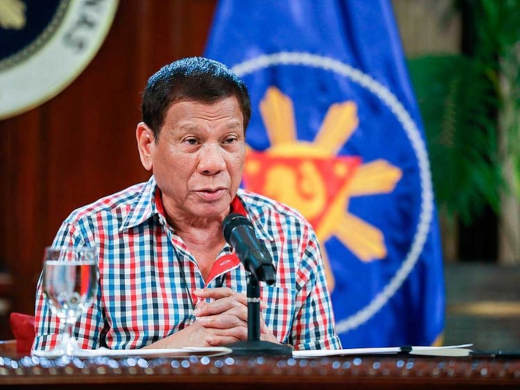 Philippine President Rodrigo Duterte