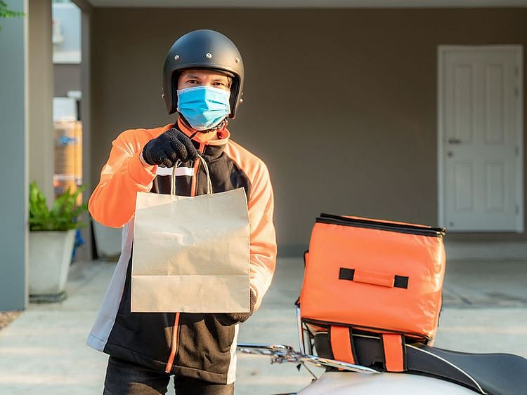 How to prevent getting infected with Covid-19 when ordering food delivery
