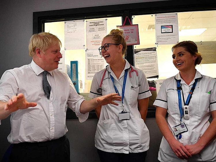 Britain's Prime Minister Boris Johnson