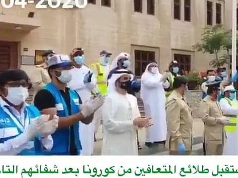 A round of applause for the returning Naif, Dubai residents following recovery from COVID-19. 