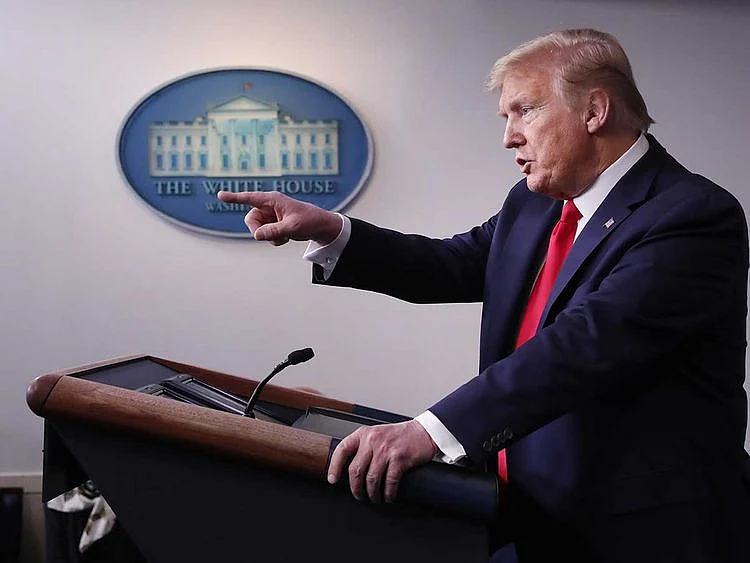 US President Donald Trump 