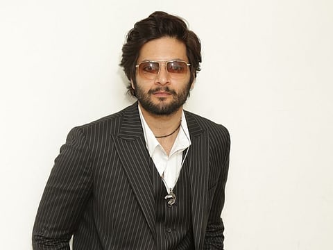 Noida: Noida: Actor Ali Fazal  at IANS office, in Noida, (Photo: IANS)