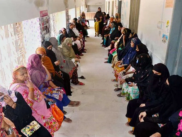 Women waiting