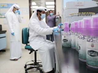 Coronavirus: UAE-made hand sanitiser launched in Abu Dhabi